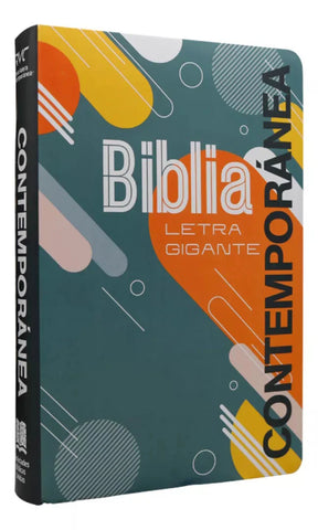 Biblia Reina Valera Contemporánea letra grande imitación piel semiflexible gris 12P PJR