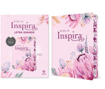Biblia NTV Inspira con filament primaveral Semi piel Leltra Grande 10.5P