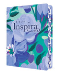 Biblia NTV Inspira con filament ramo azul Semi piel Letra Grande 10.5P