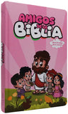 Biblia Rvr1960 infantil amigos de la Biblia rosa