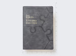 Biblia NBLA Estudio inductivo gris Imitacion piel