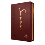 Biblia RVR60 mediana letra grande vino PE SemiPiel