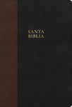Biblia Reina Valera 1960 letra supergigante negro con cafe Imitación Piel 16P