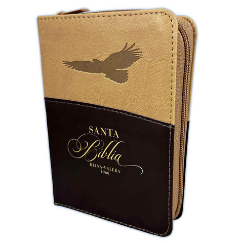 Biblia RV1960 Expresion 2 colores índice con Ziper Cl Bl 8.5P