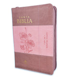 Biblia Reina Valera 60 chica iconic bico y trico colores imitación piel con cierre e índice 12P