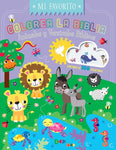 Libros de colorear de la Biblia con pegatinas