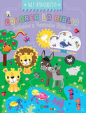 Libros de colorear de la Biblia con pegatinas