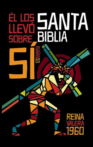Biblia Reina Valera 1960 premios y regalos Isaias 53 Tapa Dura 10.5 P