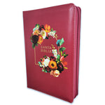 Biblia Reina Valera 60 manual letra gigante edición limitada granada imitación piel con cierre e índice 14P