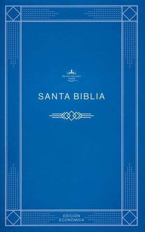 Biblia RV1960 economica de evangelismo azul Tapa Rustica CONC