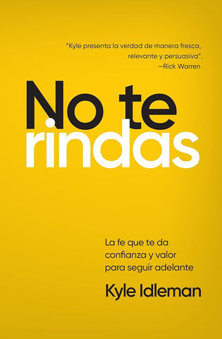 No te rindas