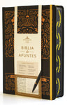 Biblia RV1960 Apuntes negro oro canto pintado Tapa Dura 11P