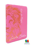 Biblia Reina Valera 60 mediana rosa león letra grande 12 P PJR