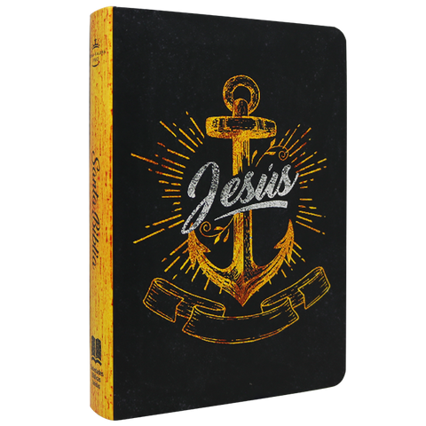 Biblia Reina Valera 60 mediana letra grande semiflexible negra ancla 12P PJR
