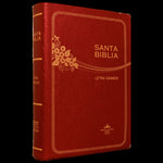 Biblia Reina Valera60 mediana letra grande vinil vino