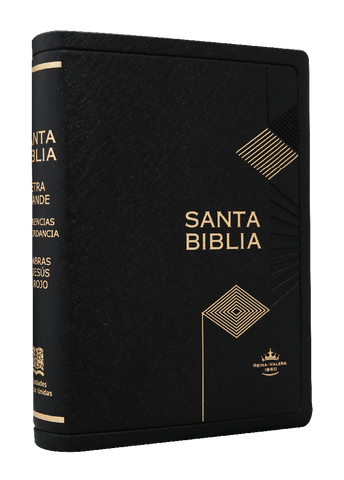 Biblia RVR60 chica vinil negro MDM RVR042cLGPJR 9P