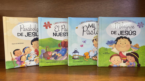 Rompecabezas en libro para niños de historias Biblicas