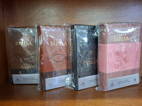 Biblia Reina Valera 60 chica iconic bico y trico colores imitación piel con cierre e índice 12P
