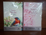 Biblia Reina Valera 60 Flex cover flores rosas imitación piel manual 12.5P PJR
