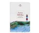 Biblia Reina Valera 60 tamaño manual supreme faro imitación piel canto blanco 12.5P