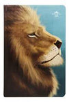 Biblia Reina Valera 60 mediana letra gigante tapa dura león azul PJR