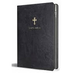 Biblia Reina Valera 60 letra grande negra imitación piel con cierre
