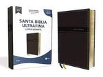 Biblia NVI texto revisado 2022 Ultra fina Leathersoft negro letra gigante PJR