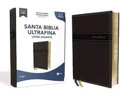 Biblia NVI texto revisado 2022 Ultra fina Leathersoft negro letra gigante PJR