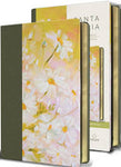 Biblia Reina Valera 60 manual letra grande piel verde con flores 10.5P