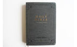 Biblia King James Version manual letra grande gris imitación piel con índice 12P