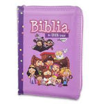 Biblia Reina Valera 60 mi gran viaje lila imitación piel con cierre e índice  8.5P