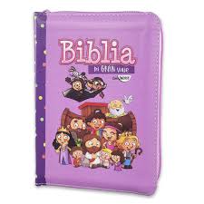 Biblia Reina Valera 60 mi gran viaje lila imitación piel con cierre e índice  8.5P