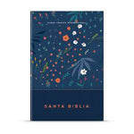 Biblia NVI renacer floral & negra