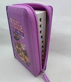 Biblia Reina Valera 60 mi gran viaje lila imitación piel con cierre e índice  8.5P