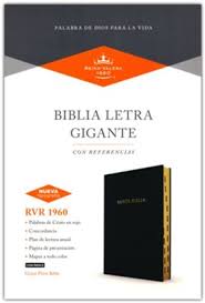 Biblia Reina Valera 60 letra gigante imitación piel negro índice edición 2023 14 P