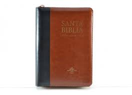 Biblia Reina Valera 60 chica letra super gigante marrón negro con índice y cierre 11 P PJR