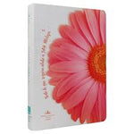 Biblia Reina Valera 60 mediana letra grande semiflexible flor rosa 12P PJR
