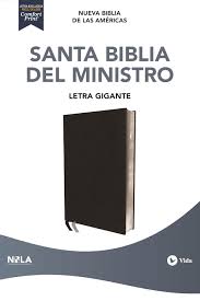 Biblia NBLA del ministro imitación piel negra