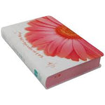 Biblia Reina Valera 60 mediana letra grande semiflexible flor rosa 12P PJR