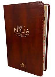 Biblia Reina Valera 60 Clásica café manual imitación piel con índice 12.5P PJR
