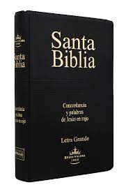 Biblia Reina Valera R60 mediana negro letra grande 12 P PJR