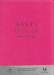 Biblia Reina Valera 60 Clásica fucsia imitación piel letra super gigante 19P PJR