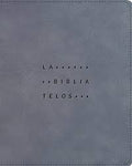 Biblia NVI 2022 Telos para jóvenes Leathersoft Gris Comfort Print