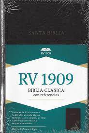 Biblia Reina Valera 1909 Clásica manual imitación piel con referencia negro 11P