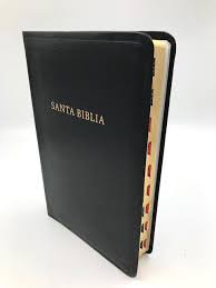 Biblia Reina Valera 60 Super gigante negro imitación piel con índice y concordancia 16P