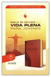 Biblia Reina Valera 60 de estudio de la vida plena imitación piel para jóvenes marrón