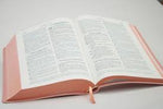 Biblia Reina Valera Contemporánea mediana imitación piel letra grande rosa 11P