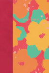 Biblia NVI letra gigante floral simil piel