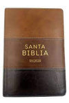 Biblia Reina Valera 2020 manual sentipiel Letra grande tricolor café 12P PJR