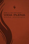 Biblia Reina Valera 60 de estudio de la vida plena imitación piel para jóvenes marrón